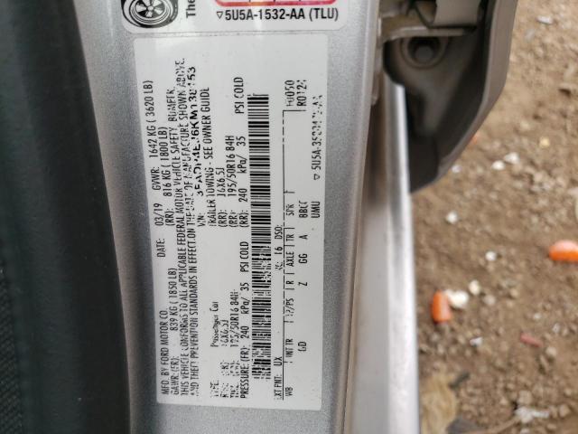 Photo 10 from auction – 2019 FORD FIESTA with VIN 3FADP4EJ6KM138153