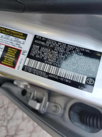 Photo 10 from auction – 2012 TOYOTA CAMRY BASE with VIN 4T4BF1FK0CR252092