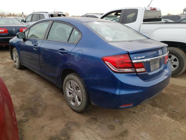Photo 3 from auction – 2014 HONDA CIVIC LX with VIN 19XFB2F54EE212773