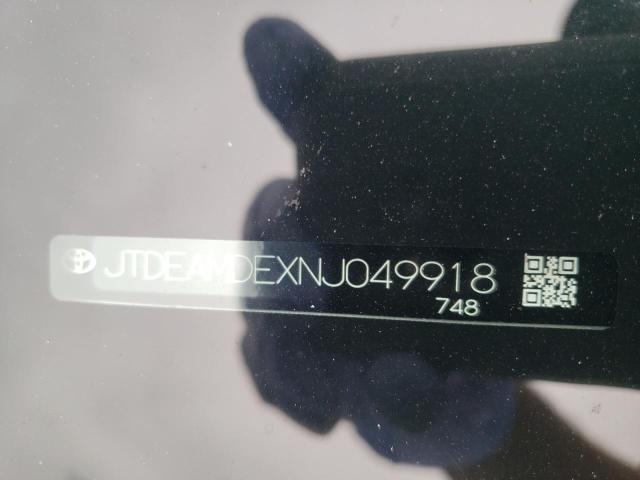 Photo 10 from auction – 2022 TOYOTA COROLLA LE with VIN JTDEAMDEXNJ049918