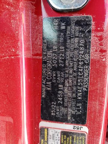 Photo 10 from auction – 2023 KIA STINGER GT with VIN KNAE55LC4P6124870