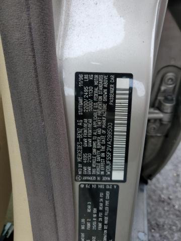 Photo 10 from auction – 1997 MERCEDES-BENZ E 320 with VIN WDBJF55F3VA299500