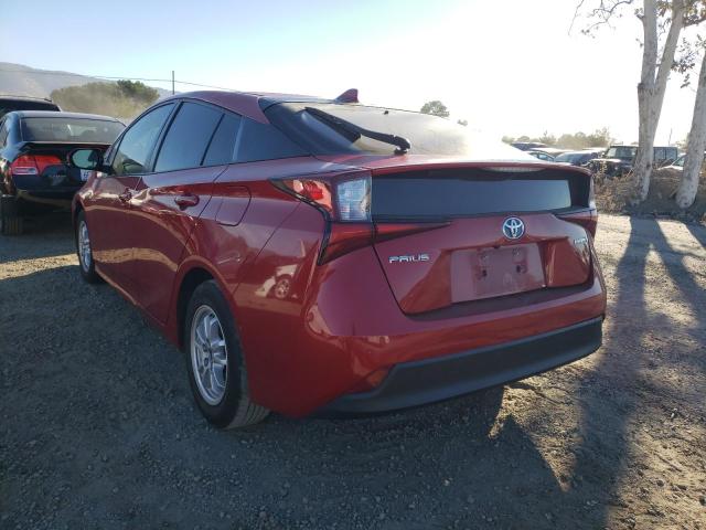 Photo 3 from auction – 2019 TOYOTA PRIUS with VIN JTDKARFU3K3068850
