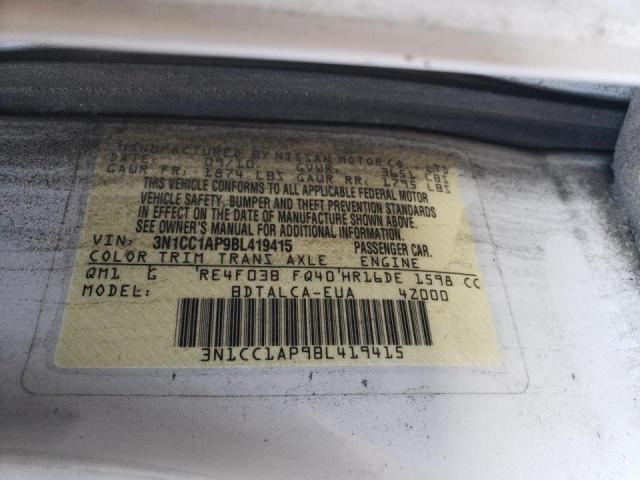 Photo 10 from auction – 2011 NISSAN VERSA S with VIN 3N1CC1AP9BL419415