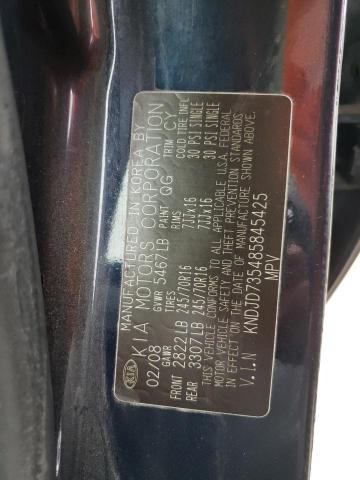 Photo 10 from auction – 2008 KIA SORENTO EX with VIN KNDJD735485845425