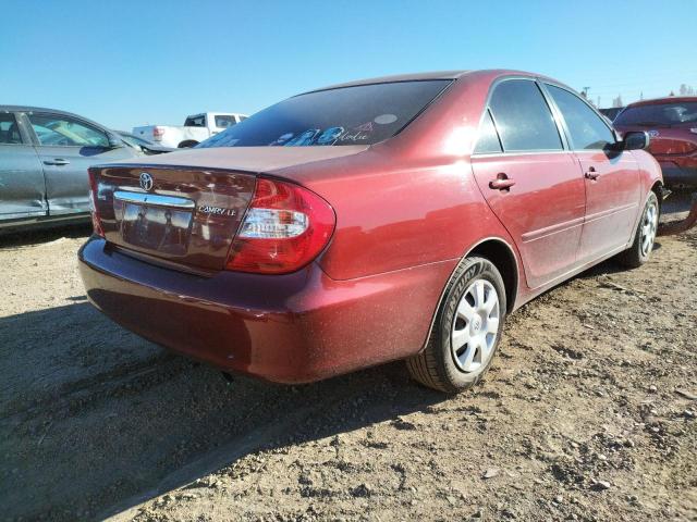Photo 4 from auction – 2004 TOYOTA CAMRY LE with VIN 4T1BE32K74U339424