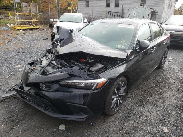 Photo 2 from auction – 2022 HONDA CIVIC EX with VIN JHMFE1F70NX008750