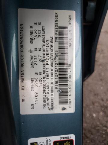 Photo 10 from auction – 2010 MAZDA 3 I with VIN JM1BL1SF0A1247523