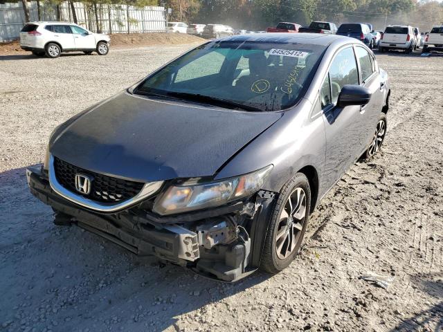 Photo 2 from auction – 2014 HONDA CIVIC with VIN 19XFB2F80EE207161