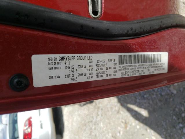 Foto 10 de la subasta – 2011 DODGE JOURNEY MA con VIN 3D4PG1FGXBT547385