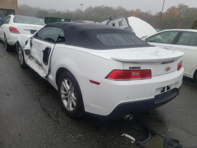 Photo 3 from auction – 2015 CHEVROLET CAMARO LT with VIN 2G1FD3D38F9112959