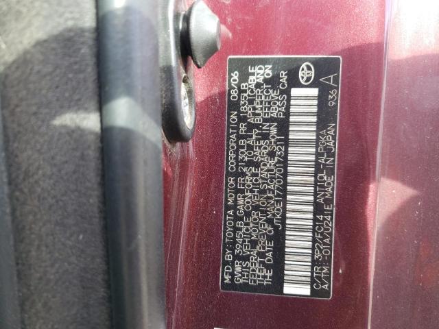 Photo 10 from auction – 2007 TOYOTA SCION TC with VIN JTKDE177070173211