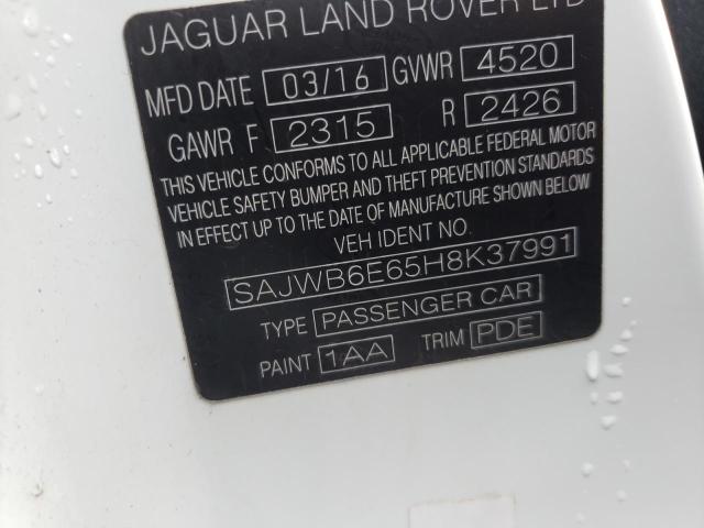 Photo 10 from auction – 2017 JAGUAR F-TYPE with VIN SAJWB6E65H8K37991
