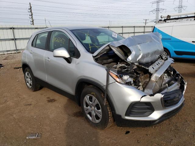 CHEVROLET TRAX LS 2017 with VIN KL7CJKSB0HB047594 - Photo from auction