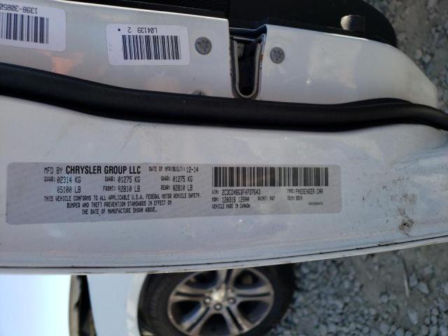 Photo 10 from auction – 2015 DODGE CHARGER SE with VIN 2C3CDXBG3FH737643