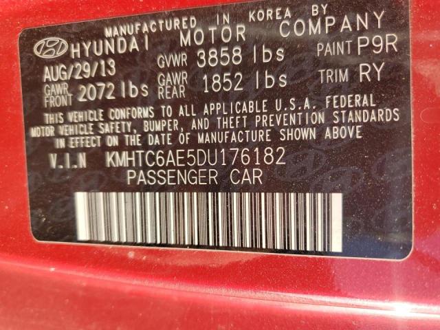 Photo 10 from auction – 2013 HYUNDAI VELOSTER T with VIN KMHTC6AE5DU176182