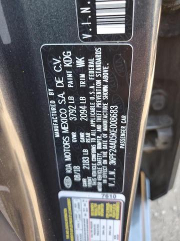 Photo 10 from auction – 2019 KIA FORTE FE with VIN 3KPF24AD5KE008683