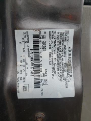 Photo 10 from auction – 2007 FORD FOCUS ZX4 with VIN 1FAFP34N37W270463