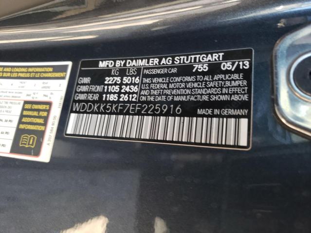 Photo 10 from auction – 2014 MERCEDES-BENZ E 350 with VIN WDDKK5KF7EF225916