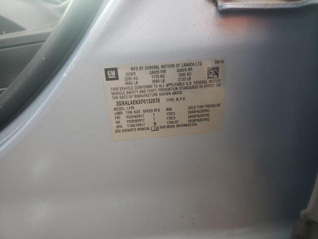 Photo 10 from auction – 2015 CHEVROLET EQUINOX LS with VIN 2GNALAEKXF6132878