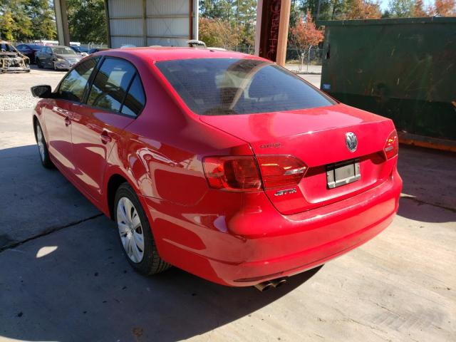Photo 3 from auction – 2012 VOLKSWAGEN JETTA BASE with VIN 3VW1K7AJXCM355450