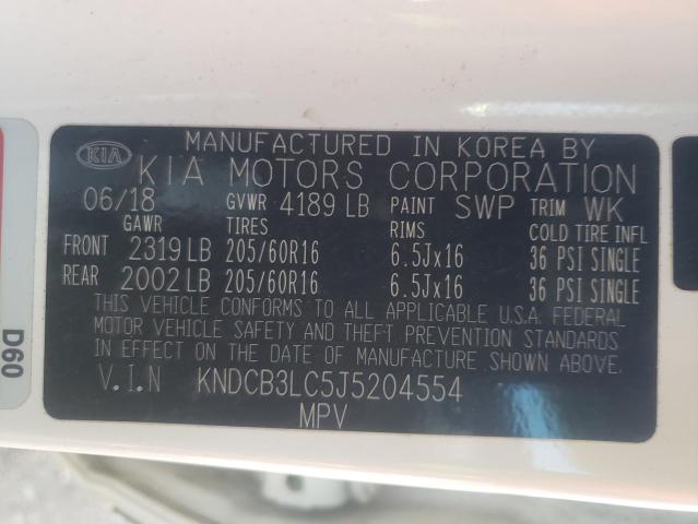Photo 10 from auction – 2018 KIA NIRO FE with VIN KNDCB3LC5J5204554