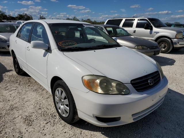 TOYOTA COROLLA CE 2003 with VIN 1NXBR32E03Z107163 - Photo from auction