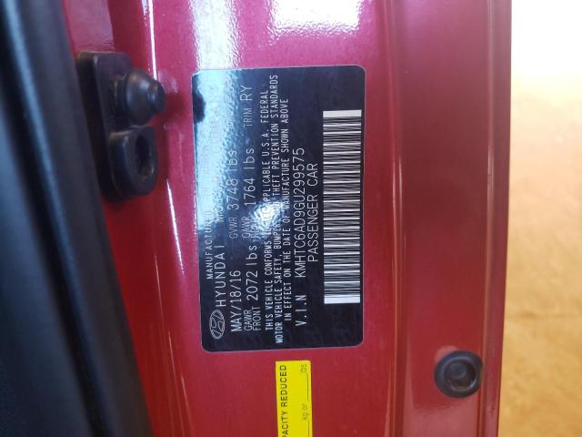 Photo 10 from auction – 2016 HYUNDAI VELOSTER with VIN KMHTC6AD9GU299575