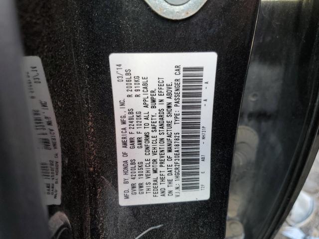 Photo 10 from auction – 2014 HONDA ACCORD LX with VIN 1HGCR2F30EA187825