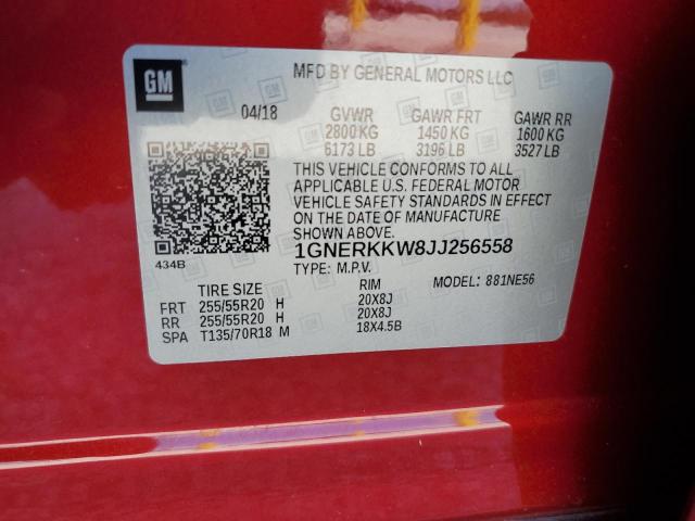 Photo 10 from auction – 2018 CHEVROLET TRAVERSE P with VIN 1GNERKKW8JJ256558