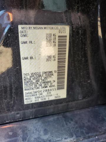 Photo 10 from auction – 2015 NISSAN ALTIMA 2.5 with VIN 1N4AL3AP1FC288455