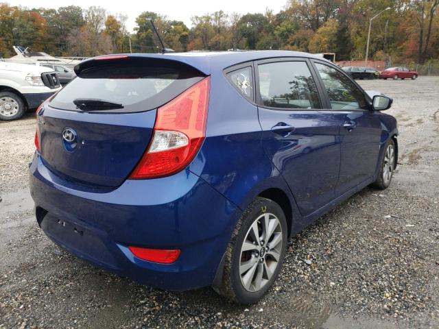 Photo 4 from auction – 2016 HYUNDAI ACCENT SPO with VIN KMHCU5AE7GU274464