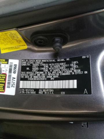 Photo 10 from auction – 2013 TOYOTA SIENNA with VIN 5TDZK3DC4DS292813