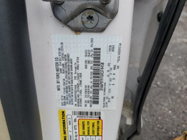 Photo 10 from auction – 2016 FORD FUSION SE with VIN 3FA6P0T97GR374458