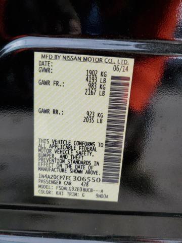 Photo 10 from auction – 2015 NISSAN LEAF S with VIN 1N4AZ0CP7FC306550