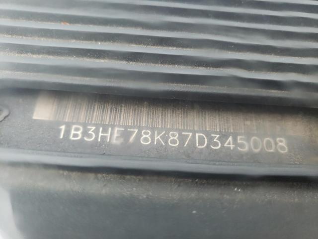 Photo 10 from auction – 2007 DODGE CALIBER R/ with VIN 1B3HE78K87D345008