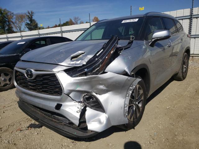 Photo 2 from auction – 2021 TOYOTA HIGHLANDER with VIN 5TDGZRAH5MS041224
