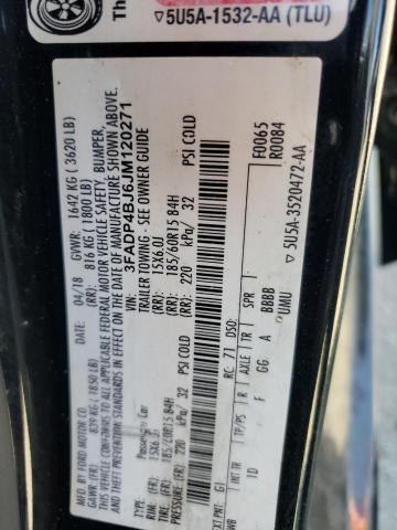 Photo 10 from auction – 2018 FORD FIESTA SE with VIN 3FADP4BJ6JM120271