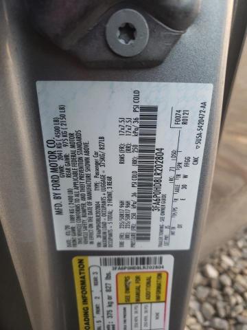 Photo 10 from auction – 2020 FORD FUSION SE with VIN 3FA6P0HD8LR202804