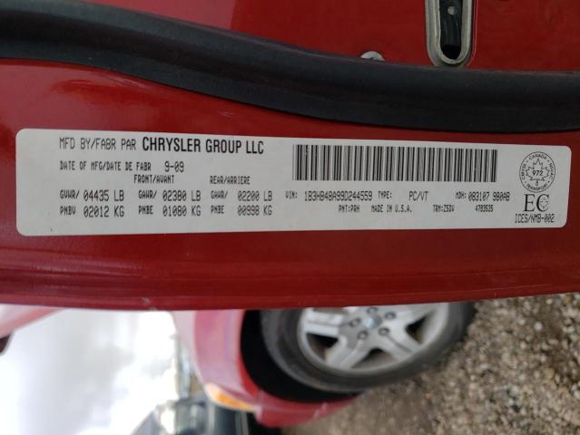 Photo 10 from auction – 2009 DODGE CALIBER SX with VIN 1B3HB48A99D244559