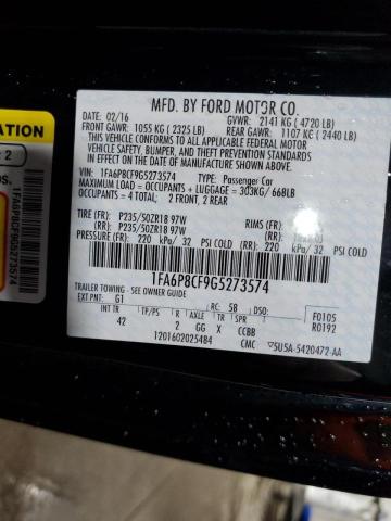 Photo 10 from auction – 2016 FORD MUSTANG GT with VIN 1FA6P8CF9G5273574