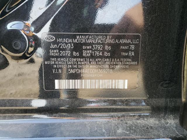 Photo 10 from auction – 2013 HYUNDAI ELENTRA with VIN 5NPDH4AE0DH369218