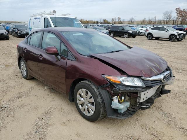 Photo 1 from auction – 2012 HONDA CIVIC LX with VIN 19XFB2F51CE098504