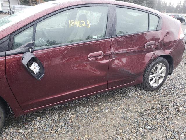 Photo 9 from auction – 2011 HONDA INSIGHT EX with VIN JHMZE2H75BS009126