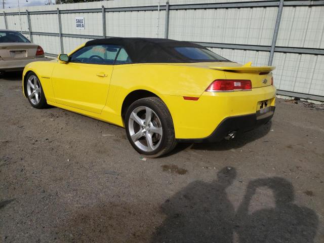 Photo 3 from auction – 2015 CHEVROLET CAMARO 2SS with VIN 2G1FK3DJ7F9151952