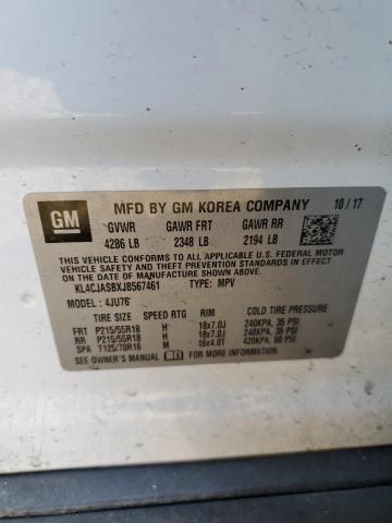 Photo 10 from auction – 2018 BUICK ENCORE PRE with VIN KL4CJASBXJB567461