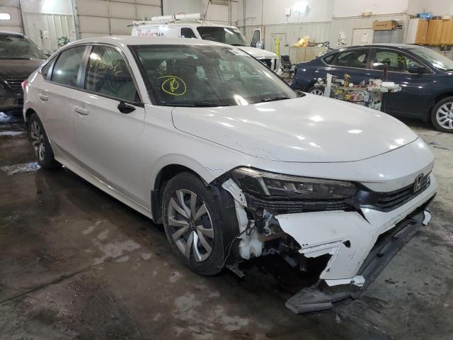HONDA CIVIC LX 2022 with VIN 2HGFE2F25NH520571 - Photo from auction