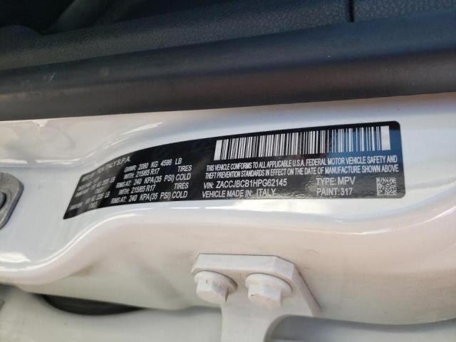 Photo 10 from auction – 2017 JEEP RENEGADE T with VIN ZACCJBCB1HPG62145
