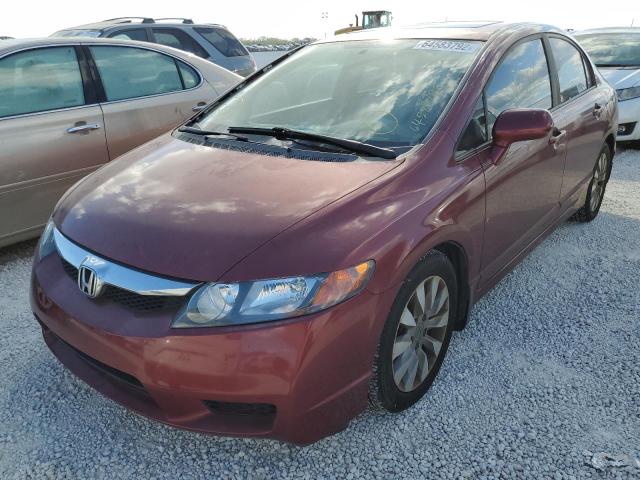 Photo 2 from auction – 2010 HONDA CIVIC EX with VIN 19XFA1F81AE085577