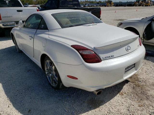 Photo 3 from auction – 2009 LEXUS SC 430 with VIN JTHFN45Y999020515